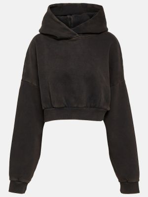 Fleece hoodie aus baumwoll Entire Studios schwarz