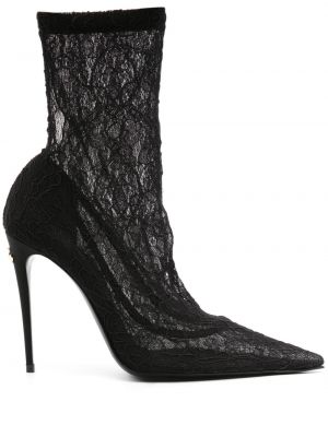 Nėriniuotos auliniai batai Dolce & Gabbana