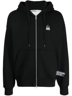 Hoodie in jersey Izzue nero