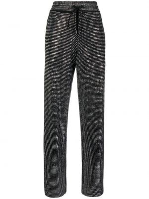 Pantaloni cu croială lejeră de cristal Tom Ford negru