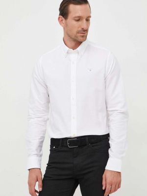 Памучна риза Barbour бяло