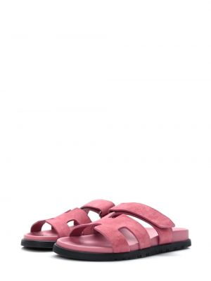 Zomšinės sandalai Hermès Pre-owned rožinė