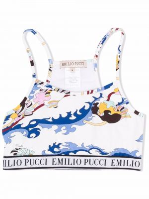 Trykt tankini for jenter Pucci Junior hvit