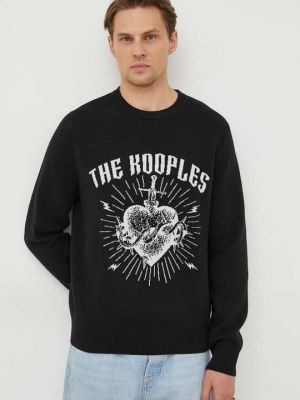 Шерстяной свитер The Kooples черный