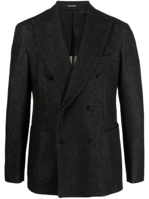 Lang blazer Tagliatore svart