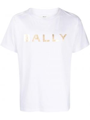 Kokvilnas t-krekls ar apdruku Bally