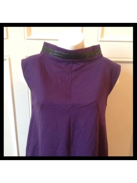 Vestido de lana Marc Jacobs Pre-owned violeta