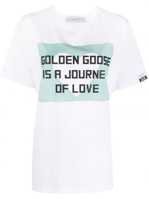 Camiseta con estampado Golden Goose