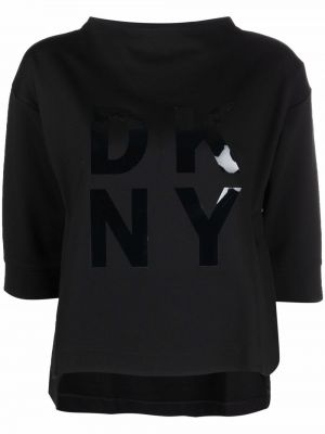 Sweatshirt mit print Dkny schwarz