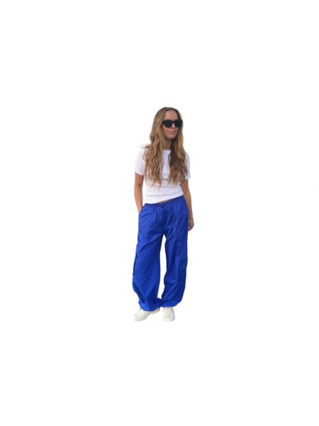 Szerokie spodnie A-view niebieskie