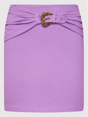 Spódnica ołówkowa 73HAE810 Fioletowy Slim Fit Versace Jeans Couture