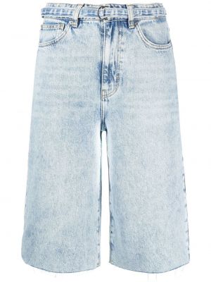 Kratke jeans hlače Iro modra