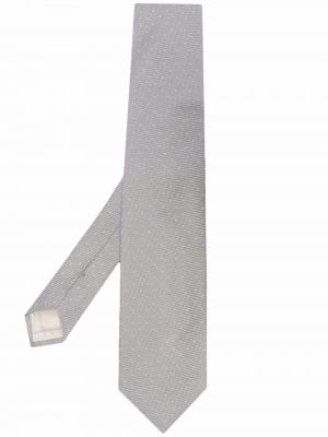 Cravate en soie D4.0 gris