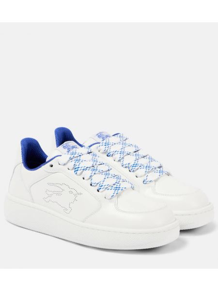 Læder sneakers Burberry hvid