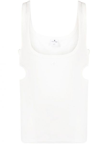 Jersey vest Courreges hvit