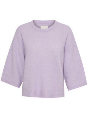 Voľný priliehavý sveter Part Two fialová