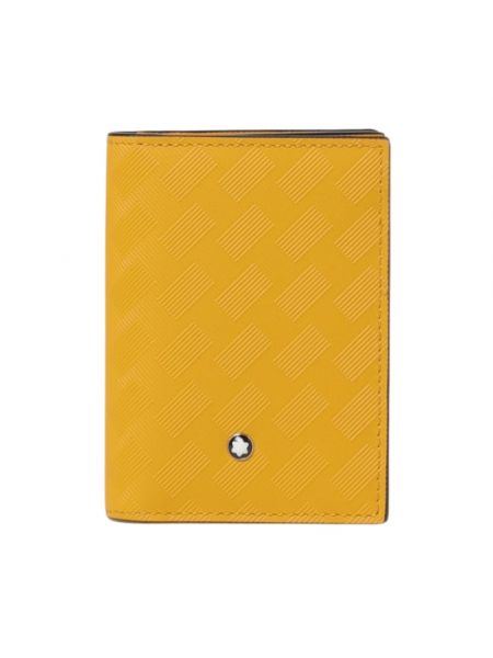 Żółty portfel Montblanc