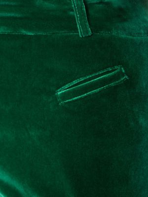 Zamatové šortky Etro zelená