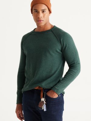Sweter bawełniany Ac&co / Altınyıldız Classics zielony