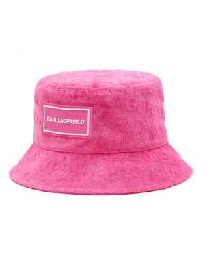 Pălărie Karl Lagerfeld roz