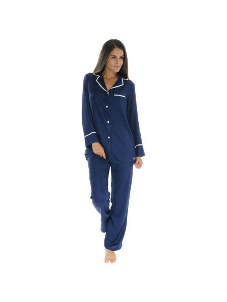Piżama Le Pyjama Français niebieska