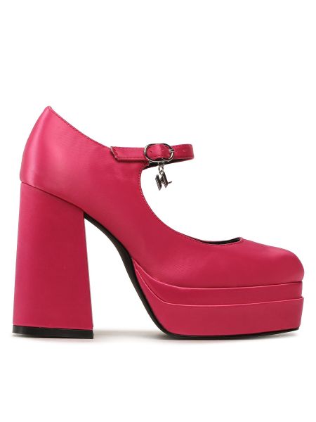 Ilgaauliai batai satino Karl Lagerfeld rožinė