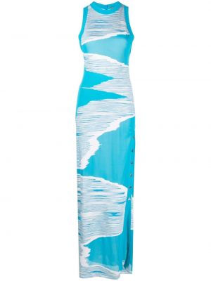Sukienka długa w abstrakcyjne wzory Missoni