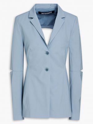 Шерстяной пиджак Jacquemus синий