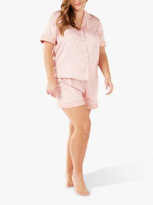 Розовые атласные шорты Chelsea Peers