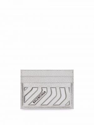 Geldbörse mit print Balenciaga silber