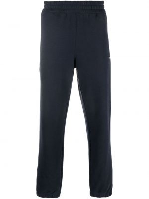 Pantaloni sport din bumbac cu imagine Zegna albastru