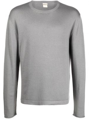 Вълнен пуловер Massimo Alba сиво