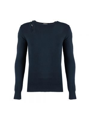 Sweter Trussardi niebieski