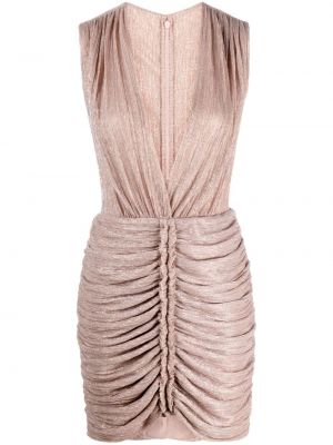 Коктейлна рокля Costarellos розово