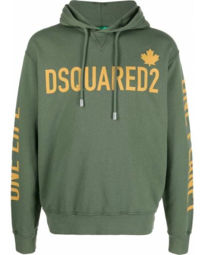 Hoodie Dsquared2 grön