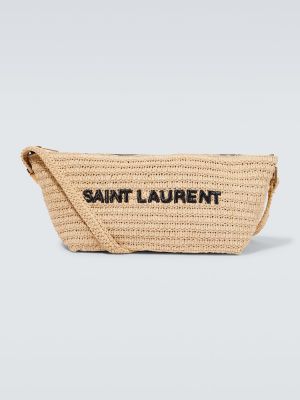 Crossbody torbica Saint Laurent zlata