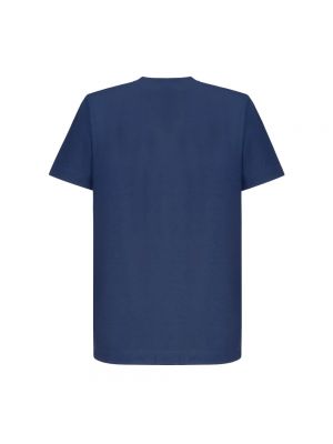 Camiseta de algodón Zanone azul
