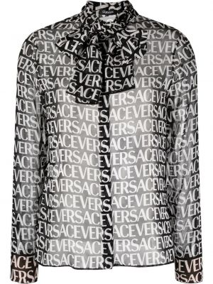 Bluse mit print Versace