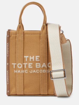 Pochette en jacquard Marc Jacobs marron