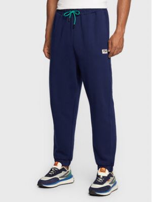 Pantalon de joggings oversize Fila bleu