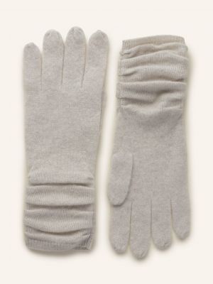 Rękawiczki z kaszmiru S.marlon Beżowe