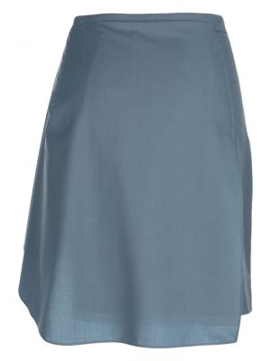 Drapované asymetrické vlněné mini sukně Ports 1961