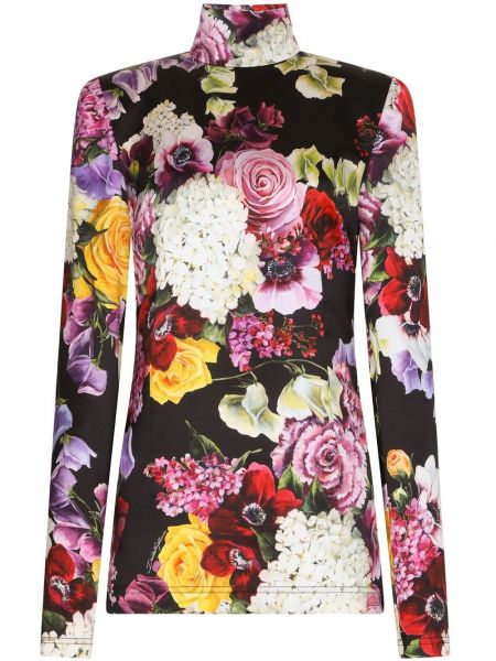 Helanca cu model floral cu imagine Dolce & Gabbana