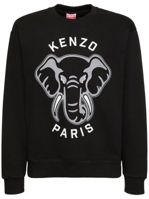 Bluza bawełniana Kenzo Paris czarna