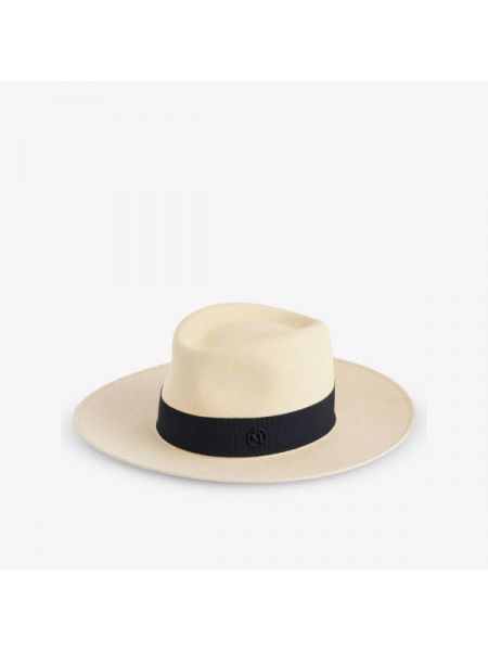 Шерстяная шляпа new abby с плетеной отделкой Maison Michel синий
