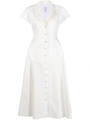 Bavlněné mini šaty Rosie Assoulin bílé