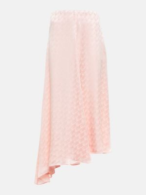 Spódnica asymetryczna Fendi - Różowy