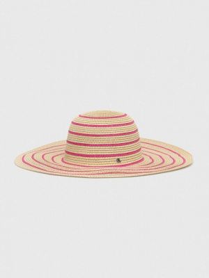 Шляпа Lauren Ralph Lauren розовая