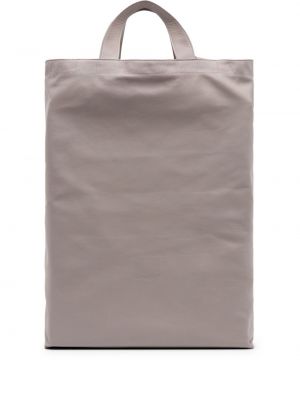 Kožená nákupná taška Marsèll sivá