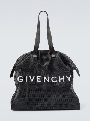 Мрежести шопинг чанта Givenchy черно